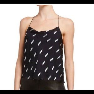 Alice+Olivia Harmon Cowl Neck Top